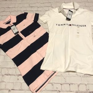 Brand new Tommy Hilfiger polo style shirts. NEVER worn, ready to go!